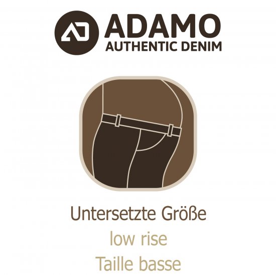 Adamo 5-Pocket Low Rise Jeans Black - Kavbojke & hlače - Moške Kavbojke in Hlače za Močnejše Postave