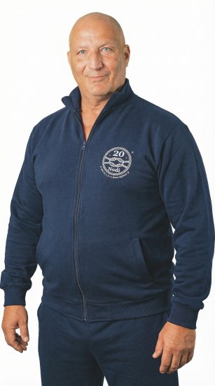 20 Nodi Grecale Gym Jacket Navy - Puloverji & jopice - Moški Puloverji & Jopice za Močnejše Postave