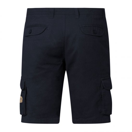 D555 Larry Cargo Shorts Navy - Kratke hlače - Moške Kratke Hlače za Močnejše Postave