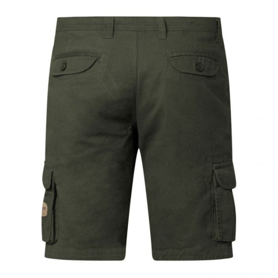 D555 Larry Cargo Shorts Khaki - Kratke hlače - Moške Kratke Hlače za Močnejše Postave