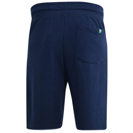 D555 Jackie Ribbed Jersey Shorts Navy - Trenirke & kratke trenirke - Moške Trenirke za Močnejše Postave