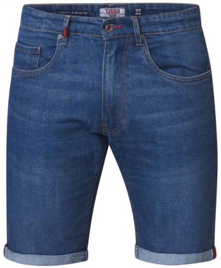 D555 Nate Stretch Denim Shorts - Kratke hlače - Moške Kratke Hlače za Močnejše Postave