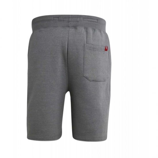 D555 Lindon Jersey Shorts Grey - Trenirke & kratke trenirke - Moške Trenirke za Močnejše Postave