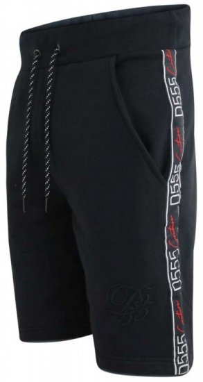 D555 Burlington Couture Jersey Shorts Black - Trenirke & kratke trenirke - Moške Trenirke za Močnejše Postave