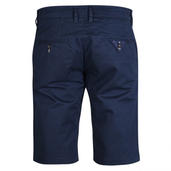 D555 Lopez Stretch Shorts Navy - Kratke hlače - Moške Kratke Hlače za Močnejše Postave
