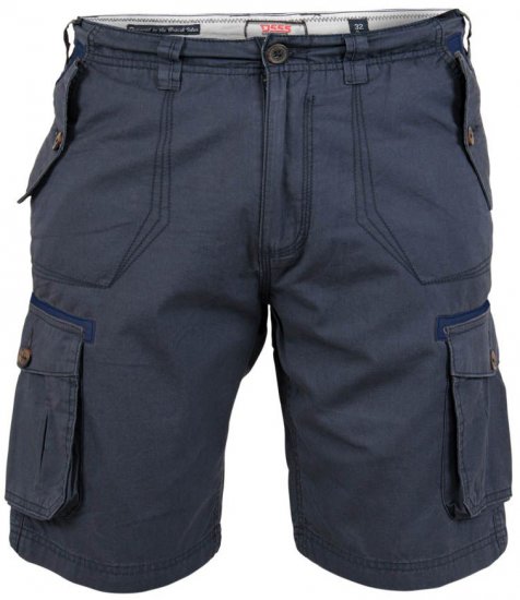 D555 Invicta Cotton Cargo Shorts - Kratke hlače - Moške Kratke Hlače za Močnejše Postave