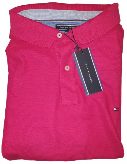 Tommy Hilfiger Classic Polo Dark Pink - Motleyjeva nora aprilska razprodaja - 