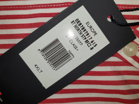 Tommy Hilfiger North Stripe Long Sleeve Shirt Red - Motleyjeva nora aprilska razprodaja - 