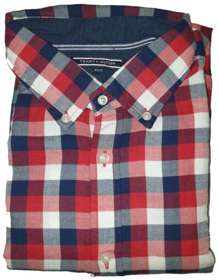 Tommy Hilfiger Red Check Long Sleeve Shirt - Motleyjeva nora aprilska razprodaja - 