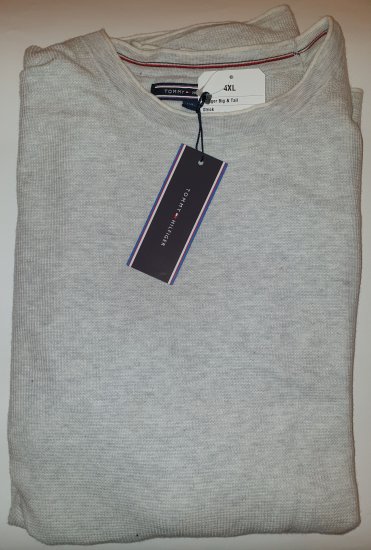 Tommy Hilfiger Sweater Light Grey - Motleyjeva nora aprilska razprodaja - 