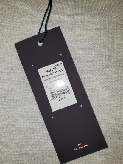 Tommy Hilfiger Sweater Light Grey - Motleyjeva nora aprilska razprodaja - 