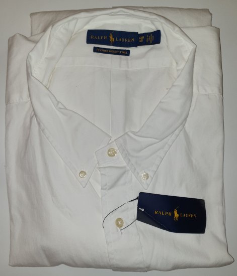 Polo Ralph Lauren Classics White Shirt - Motleyjeva nora aprilska razprodaja - 