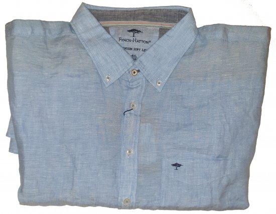 Fynch-Hatton 6152 Shirt Blue - Motleyjeva nora aprilska razprodaja - 