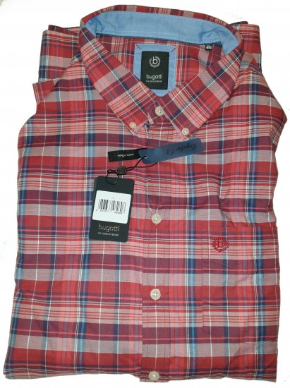 Bugatti 78315 Shirt Red - Motleyjeva nora aprilska razprodaja - 