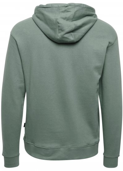 Blend Hoodie 4285 Duck Green - Puloverji & jopice - Moški Puloverji & Jopice za Močnejše Postave