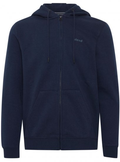 Blend Hoodie 4494 Dress Blues - Puloverji & jopice - Moški Puloverji & Jopice za Močnejše Postave