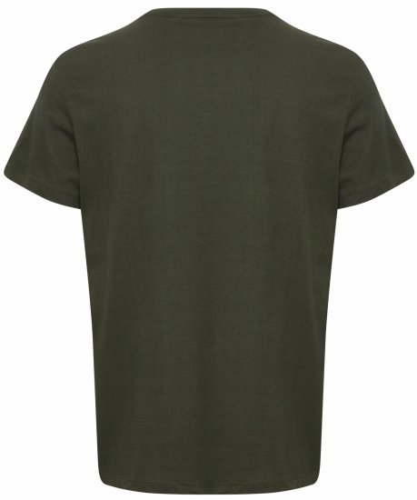 Blend 4795 T-Shirt Forest Night Green - Kratke Majice - Moške kratke majice za močnejše postave
