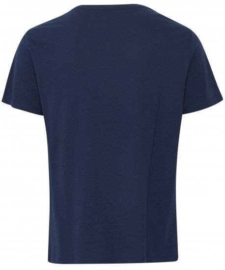 Blend 8411 T-Shirt Dress Blues - Kratke Majice - Moške kratke majice za močnejše postave