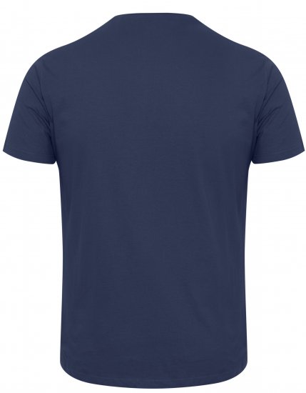 Blend 5018 T-Shirt Navy - Kratke Majice - Moške kratke majice za močnejše postave