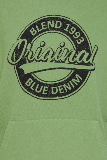 Blend 5049 Hoodie Green Eyes - Puloverji & jopice - Moški Puloverji & Jopice za Močnejše Postave