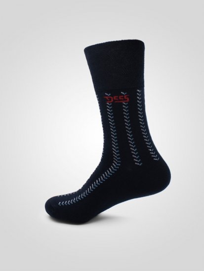 D555 Harold 3 Extra Wide Comfort Fit Socks 3-pack Navy/Denim - Spodnje perilo & kopalne hlače - Moško Spodnje Perilo za močnejše postave