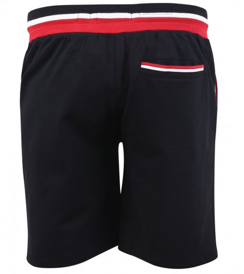 D555 DAGENHAM Jersey Shorts Black - Trenirke & kratke trenirke - Moške Trenirke za Močnejše Postave