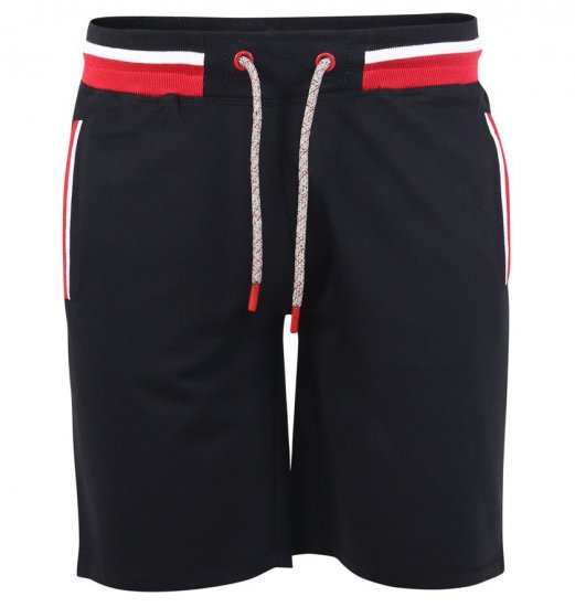 D555 DAGENHAM Jersey Shorts Black - Trenirke & kratke trenirke - Moške Trenirke za Močnejše Postave