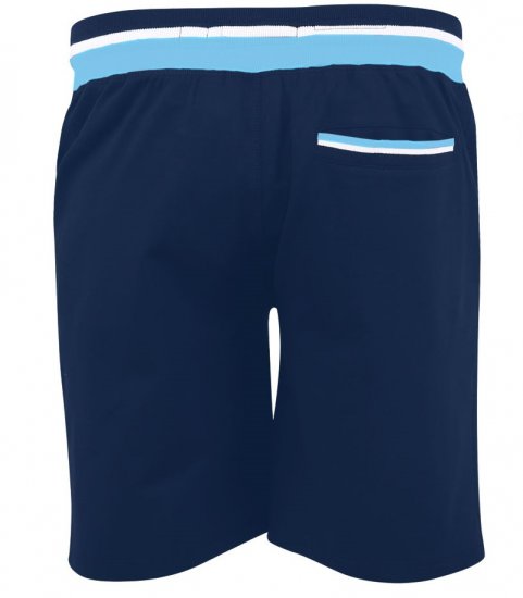 D555 DAGENHAM Jersey Shorts Navy - Trenirke & kratke trenirke - Moške Trenirke za Močnejše Postave