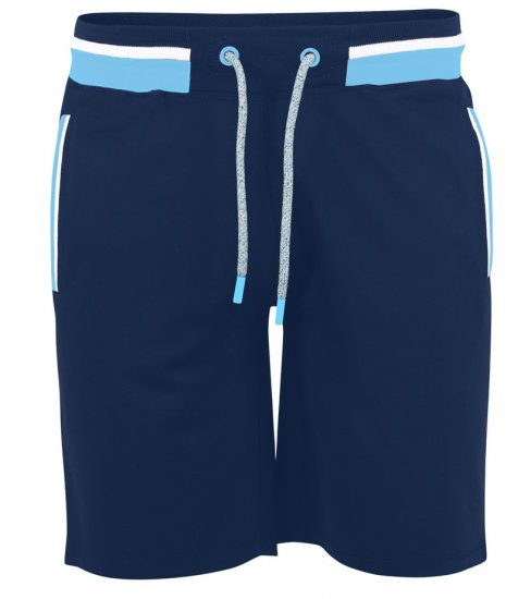 D555 DAGENHAM Jersey Shorts Navy - Trenirke & kratke trenirke - Moške Trenirke za Močnejše Postave