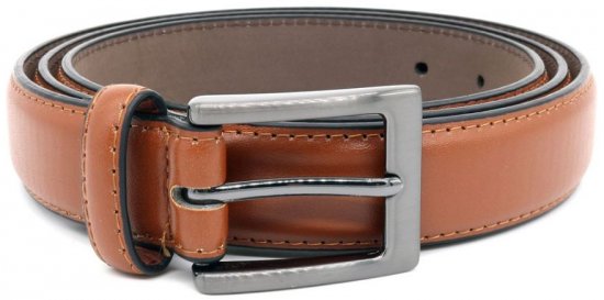 D555 Anthony Leather Belt Brown, 2,7cm - Pasovi - Moški Pasovi Večje Velikosti