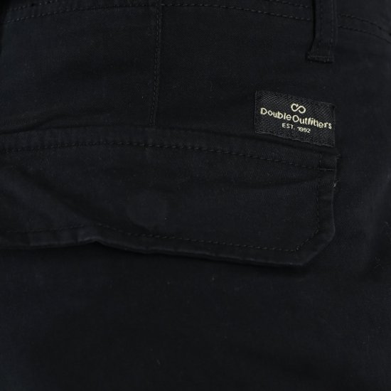 Double Outfitters CCP-4130 Cargo hlače Črna - Kavbojke & hlače - Moške Kavbojke in Hlače za Močnejše Postave