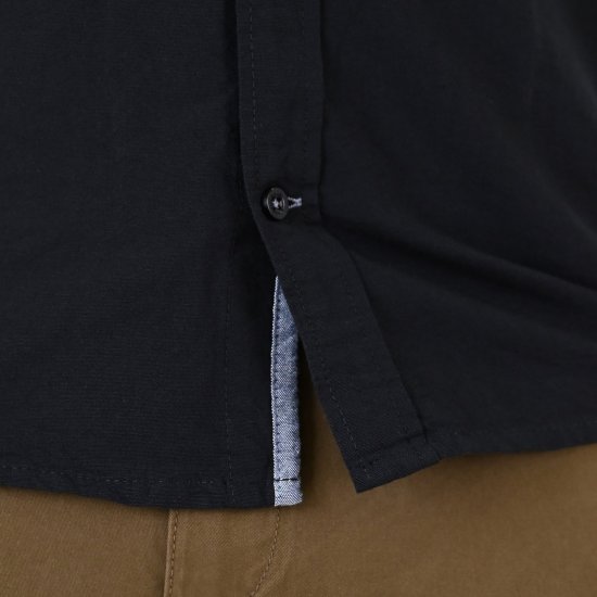 Double Outfitters GS-5225 Oxford srajca Črna - Srajce - Moške srajce za Močnejše Postave