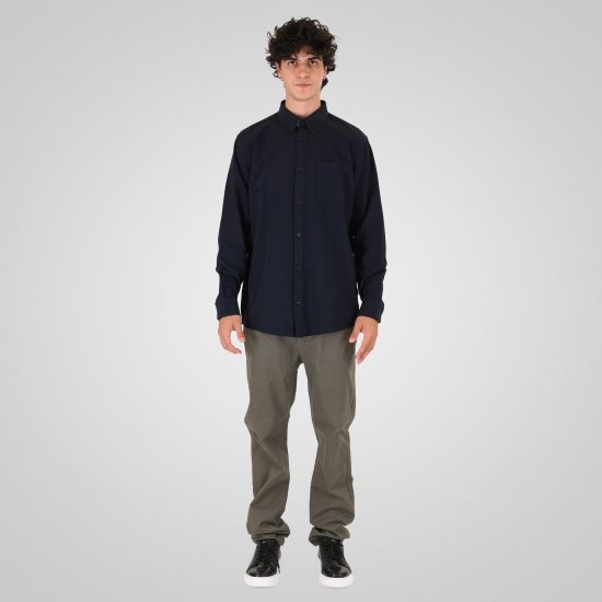 Double Outfitters GS-5225 Oxford srajca Mornarska - Srajce - Moške srajce za Močnejše Postave