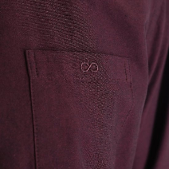 Double Outfitters GS-5225 Oxford srajca Bordo - Srajce - Moške srajce za Močnejše Postave
