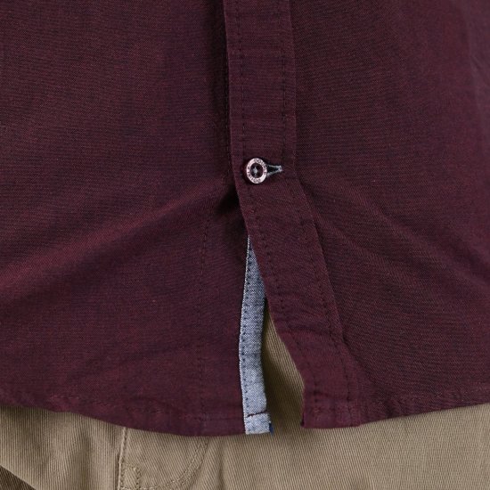 Double Outfitters GS-5225 Oxford srajca Bordo - Srajce - Moške srajce za Močnejše Postave