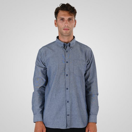 Double Outfitters GS-5225 Oxford srajca Svetlo modra - Srajce - Moške srajce za Močnejše Postave