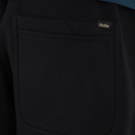 Double Outfitters MPAN-6055 Športne hlače Črna - Trenirke & kratke trenirke - Moške Trenirke za Močnejše Postave