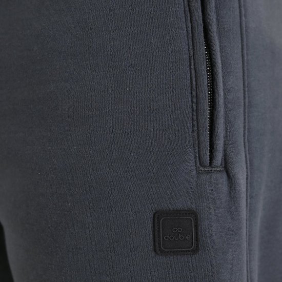 Double Outfitters MPAN-6056 Športne hlače Antracit - Trenirke & kratke trenirke - Moške Trenirke za Močnejše Postave