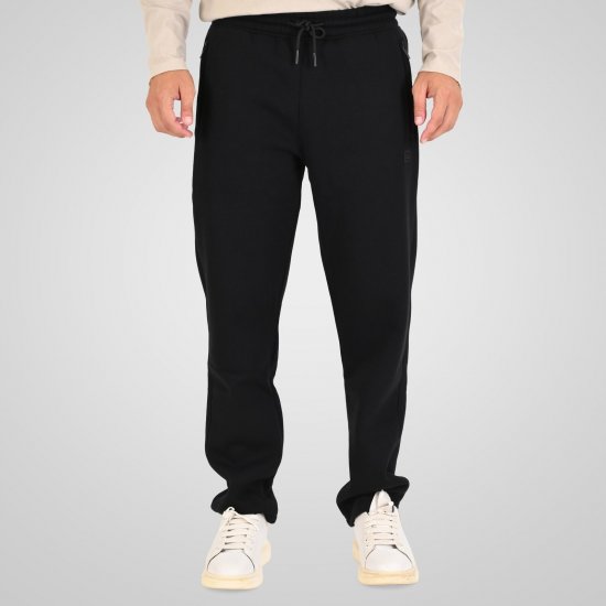 Double Outfitters MPAN-6056 Športne hlače Črna - Trenirke & kratke trenirke - Moške Trenirke za Močnejše Postave