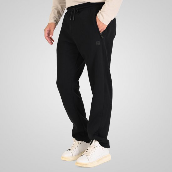 Double Outfitters MPAN-6056 Športne hlače Črna - Trenirke & kratke trenirke - Moške Trenirke za Močnejše Postave