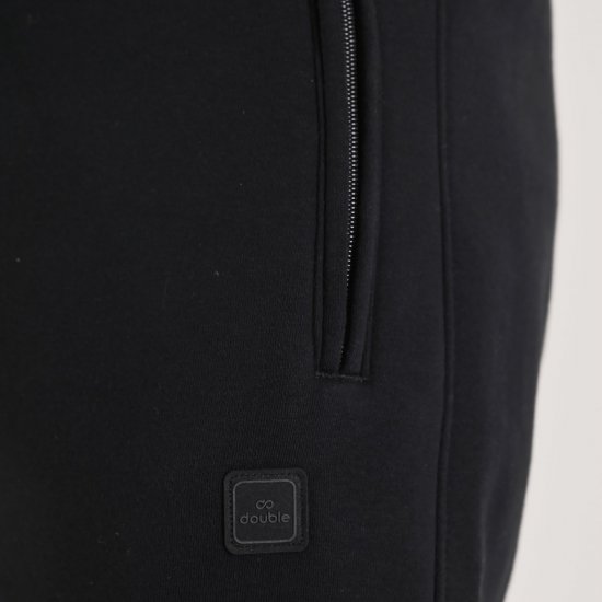 Double Outfitters MPAN-6056 Športne hlače Črna - Trenirke & kratke trenirke - Moške Trenirke za Močnejše Postave