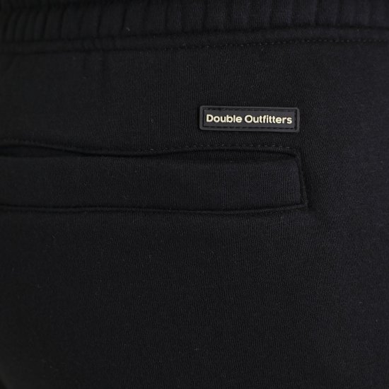 Double Outfitters MPAN-6056 Športne hlače Črna - Trenirke & kratke trenirke - Moške Trenirke za Močnejše Postave