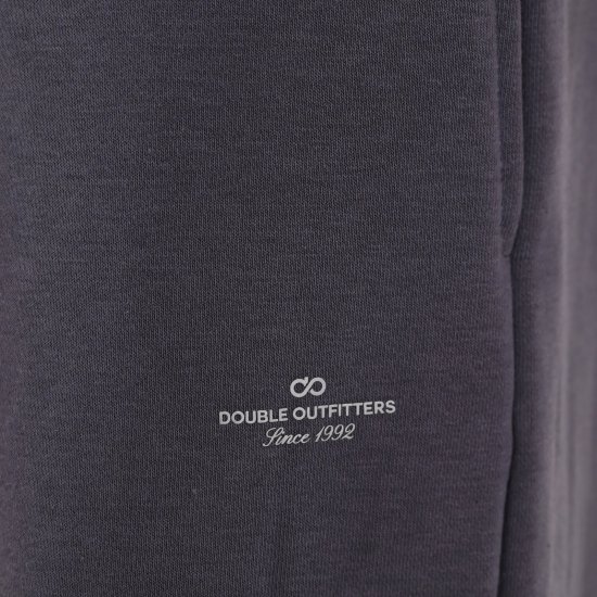 Double Outfitters MPAN-6057 Športne hlače Antracit - Trenirke & kratke trenirke - Moške Trenirke za Močnejše Postave