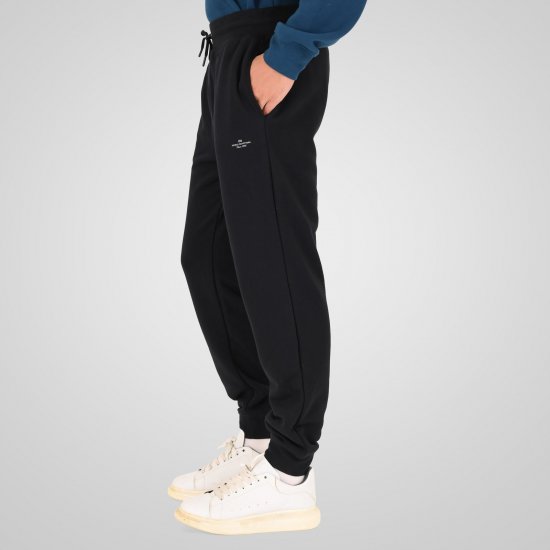 Double Outfitters MPAN-6057 Športne hlače Črna - Trenirke & kratke trenirke - Moške Trenirke za Močnejše Postave