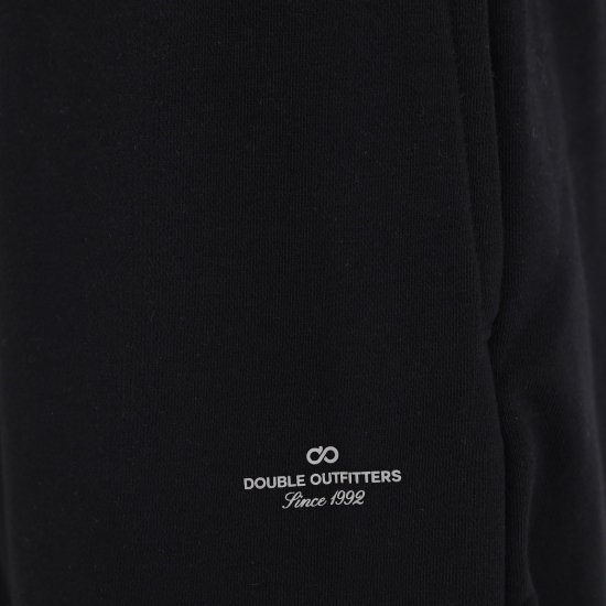Double Outfitters MPAN-6058 Športne hlače Črna - Trenirke & kratke trenirke - Moške Trenirke za Močnejše Postave