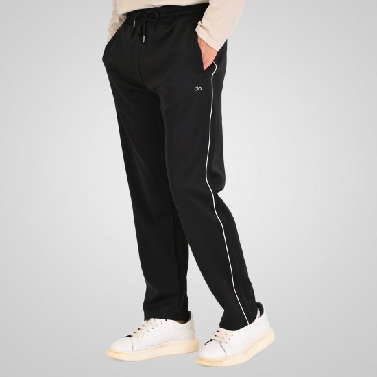Double Outfitters MPAN-6061 Športne hlače Črna - Trenirke & kratke trenirke - Moške Trenirke za Močnejše Postave