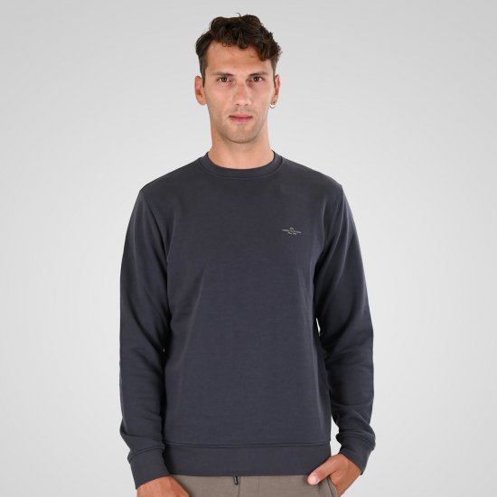 Double Outfitters MTOP-1141 Pulover Antracit - Puloverji & jopice - Moški Puloverji & Jopice za Močnejše Postave