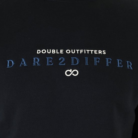 Double Outfitters MTOP-1151 Pulover Črna - Puloverji & jopice - Moški Puloverji & Jopice za Močnejše Postave