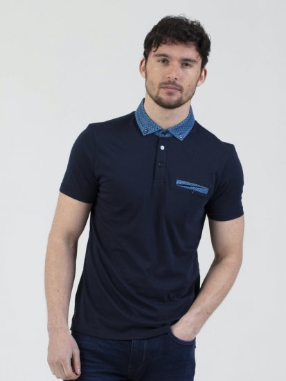 Mish Mash Stanbul Polo Navy - Polo majice - Moške Polo Majice za Močnejše Postave