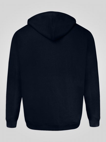 D555 Cantor Hoodie Navy - Puloverji & jopice - Moški Puloverji & Jopice za Močnejše Postave